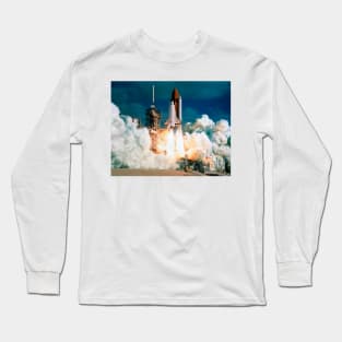 Space Shuttle launch (S520/0259) Long Sleeve T-Shirt